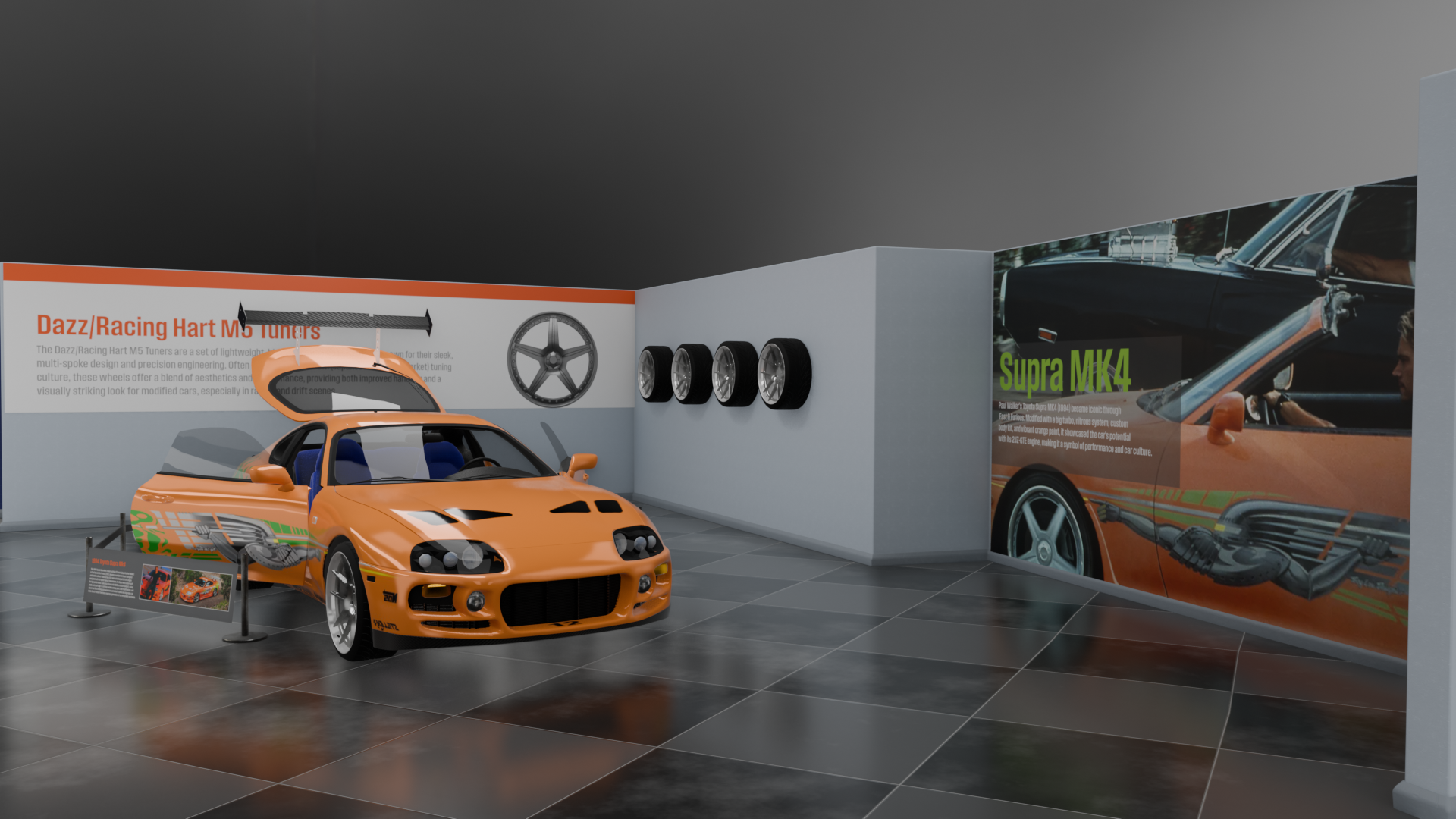Display of Supra 